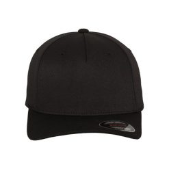 Czapka Flexfit 5 panel. Czarne czapki z daszkiem FLEXFIT, bez wzorów. Za 129.50 zł.