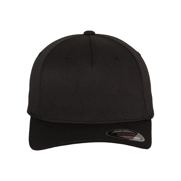 Czapka Flexfit 5 panel. Czarne czapki z daszkiem FLEXFIT, bez wzorów. Za 132.00 zł.