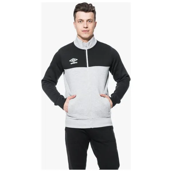 Umbro Bluza Fleece Zip Through , szary, rozmiar M. Szare bluzy bez kaptura Umbro, m, bez wzorów, z bawełny, bez kaptura. W wyprzedaży za 99.99 zł.
