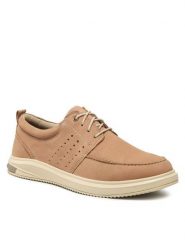 Lasocki Półbuty TYSON-12 MI07 Brązowy. Brązowe eleganckie półbuty Lasocki, bez wzorów, z nubiku, bez obcasa, bez zapięcia. Za 148.99 zł.