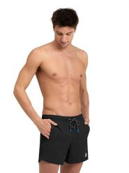 Arena Szorty kąpielowe w kolorze czarno-białym rozmiar: XXL. Białe kąpielówki Arena, xxl, bez wzorów, z materiału. Za 74.95 zł.