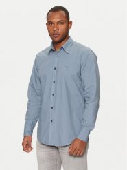 BOSS Koszula Relegant 50518304 Niebieski Regular Fit. Niebieskie koszule Boss, l, bez wzorów, z bawełny, bez kołnierzyka, bez ramiączek. Za 329.99 zł.