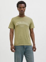 Jack & Jones Koszulka "Almeria" w kolorze zielonym rozmiar: XL. Zielone bezrękawniki Jack & Jones, xl, bez wzorów, z bawełny, bez kołnierzyka, bez ramiączek. Za 48.62 zł.