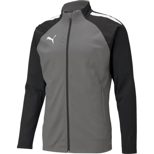 Kurtka treningowa Puma Team Liga. Czarne kurtki Puma, l, bez wzorów, z poliesteru, bez kaptura. Za 180.95 zł.