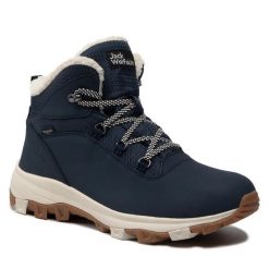 Trekkingi Jack Wolfskin. Niebieskie trekkingi Jack Wolfskin, bez wzorów, bez zapięcia. Za 699.99 zł.