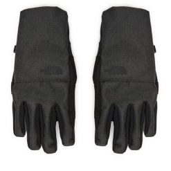 Rękawiczki Męskie The North Face. Szare rękawiczki The North Face, bez wzorów, z dzianiny. Za 159.99 zł.