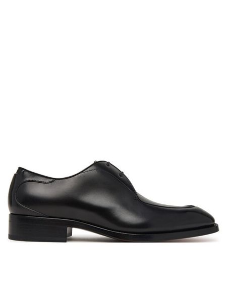 BOSS Półbuty Rill 50562255 Czarny. Czarne eleganckie półbuty Boss, bez wzorów, ze skóry, bez obcasa, bez zapięcia. Za 2,969.00 zł.