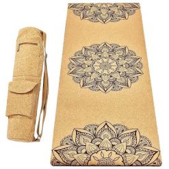 Mata do jogi korka Hi-tech 6mm +Torba z korka, 3 materiały dla większej wygody1. Brązowe torby na ramię ACHAMANA, bez wzorów, z bawełny, na ramię, duże, bez dodatków. Za 529.00 zł.
