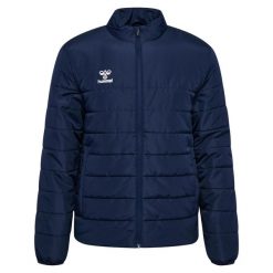 Kurtka męska Hummel Essential24 Short Bench Jacket. Niebieskie kurtki Hummel, m, bez wzorów, bez kaptura. Za 267.99 zł.