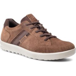 Półbuty ECCO - Ennio 53437401482 Cocoa Brown. Brązowe eleganckie półbuty ecco, bez wzorów, z materiału, bez obcasa, bez zapięcia. Za 449.00 zł.