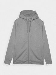 4F Kurtka sportowa w kolorze szarym rozmiar: M. Szare kurtki outdoor i hardshell 4F, m, bez wzorów, z materiału, bez kaptura, outdoorowe. Za 119.40 zł.