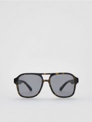 Okulary przeciwsłoneczne aviator - oliwkowy. Zielone okulary przeciwsłoneczne Reserved. Za 69.99 zł.