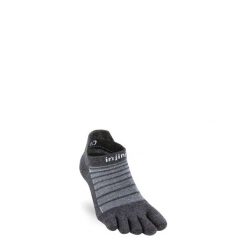 Skarpety merino Injinji Run Lightweight No-Show Wool. Szare skarpety Injinji, bez wzorów. Za 85.99 zł.