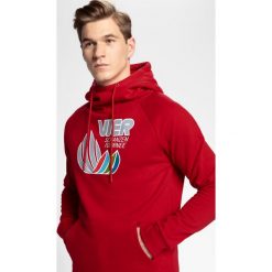 Bluza męska 4Hills BLM101 - czerwony. Bluzy z kapturem marki 4F. Za 159.99 zł.