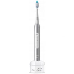 Szczoteczka soniczna Oral-B Pulsonic Slim Luxe 4000 srebrny. Szczoteczki elektryczne ORAL B. Za 249.00 zł.