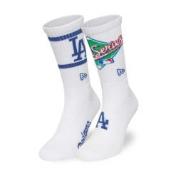 Skarpetki Dodgers Crew. Białe skarpety New Era, bez wzorów. Za 120.00 zł.