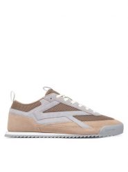 Calvin Klein Sneakersy Low Pro Runner Mix Mat HM0HM02208 Brązowy. Brązowe buty sportowe casual CALVIN KLEIN, bez wzorów, ze skóry, bez zapięcia. Za 489.99 zł.