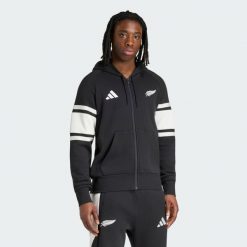 Bluza z kapturem i suwakiem na całej długości All Blacks Leisurewear. Białe bluzy z kapturem Adidas, l, bez wzorów, z bawełny, z kapturem. Za 439.00 zł.