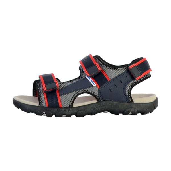 Sandały GEOX JR SANDAL STRADA A Czerwony. Niebieskie sandały Geox, bez zapięcia. Za 151.99 zł.