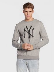 New Era Bluza New York Yankees MLB Team Logo 11863704 Szary Regular Fit. Szare bluzy New Era, m, bez wzorów, z bawełny, bez kaptura. Za 289.99 zł.