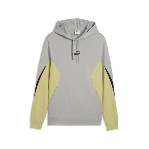 Męska bluza z kapturem Essentials z blokami kolorów PUMA. Szare bluzy z kapturem Puma, m, bez wzorów, z materiału, z kapturem. Za 279.00 zł.