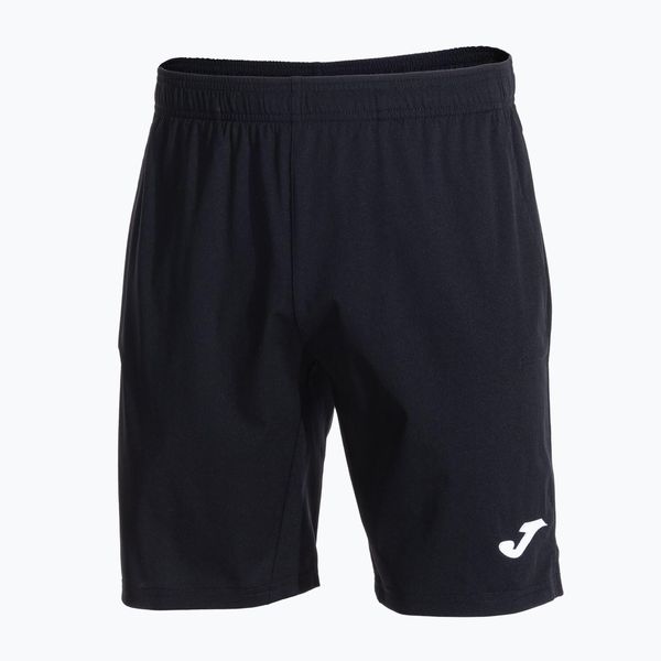 Spodenki tenisowe męskie Joma Montreal. Czarne krótkie spodenki sportowe Joma, m, bez wzorów, z materiału. Za 108.65 zł.