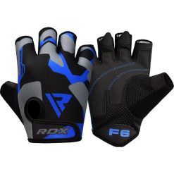 Rękawiczki RDX Sumblimation F6. Czarne rękawiczki RDX SPORTS, bez wzorów. Za 59.99 zł.