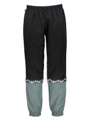 Adidas Spodnie dresowe w kolorze czarno-zielonym rozmiar: S. Czarne spodnie treningowe długie Adidas, s, bez wzorów, z dresówki. Za 92.86 zł.