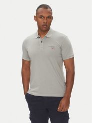 Napapijri Polo Elbas NP0A4GB4 Szary Regular Fit. Szare koszulki polo Napapijri, m, bez wzorów, z bawełny, bez kołnierzyka, bez ramiączek. Za 239.99 zł.