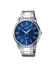 Casio Zegarek MTP-1303PD-2AVEG Srebrny. Szare zegarki Casio, srebrne. Za 269.99 zł.