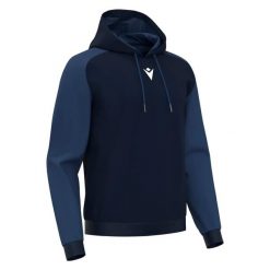Bluza z kapturem Macron Horn. Niebieskie bluzy z kapturem Macron, xl, bez wzorów, z poliesteru, z kapturem. Za 195.50 zł.