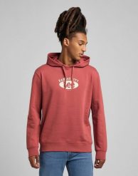 LEE HOODIE MĘSKA BLUZA Z KAPTUREM CINNAMON L80EEJVG 112320152. Bluzy Lee, l, bez wzorów, z kapturem. Za 159.99 zł.
