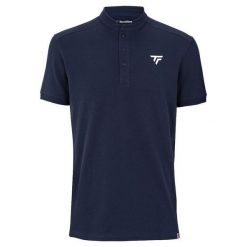 Polo pique Tecnifibre 2024. Niebieskie koszulki polo sportowe TECNIFIBRE, bez wzorów, bez kołnierzyka, bez ramiączek, tenisowe. Za 324.00 zł.