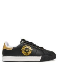 Versace Jeans Couture Sneakersy 80YA3SK1 Czarny. Czarne buty sportowe casual Versace Jeans Couture, bez wzorów, z jeansu, bez zapięcia. Za 989.99 zł.