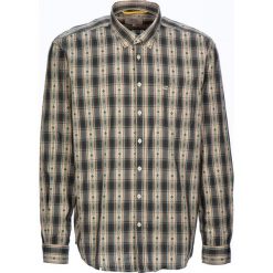Koszula "Jack" - Regular fit - w kolorze zielono-beżowym. Brązowe koszule Camel Active, m, bez wzorów, z bawełny, bez kołnierzyka, bez ramiączek. W wyprzedaży za 87.95 zł.