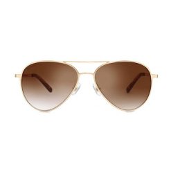 Okulary typu aviator ze stali nierdzewnej Lifestyle Siroko Sempione. Brązowe okulary przeciwsłoneczne SIROKO. Za 211.00 zł.