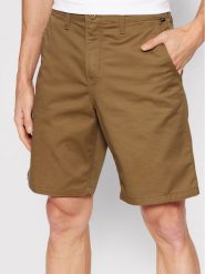 Vans Szorty materiałowe Authentic VN0A5FJX Brązowy Relaxed Fit. Brązowe szorty Vans, m, bez wzorów, z bawełny. Za 209.99 zł.