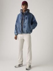Levi's Dżinsy "555" - Relaxed fit - w kolorze beżowym rozmiar: W34/L34. Brązowe jeansy Levi's®, l. Za 218.57 zł.