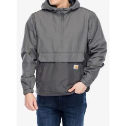Kurtka przeciwwiatrowa męska Carhartt Lightweight Packable Anorak. Szare kurtki Carhartt, m, bez wzorów, z softshellu, bez kaptura. Za 382.99 zł.