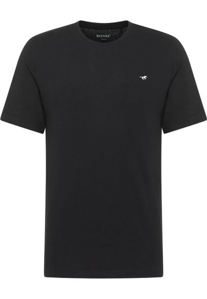 Męski T-Shirt Mustang Style Alex Black 1017337 4142. Czarne t-shirty Mustang, m, bez wzorów, bez kołnierzyka, bez ramiączek. Za 69.99 zł.