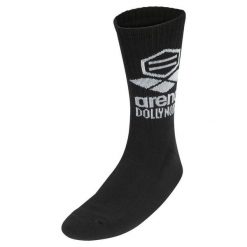 Skarpetki bawełniane wysokie Arena Dolly Noire. Czarne skarpetki sportowe Arena, bez wzorów, z bawełny. Za 69.99 zł.