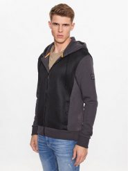 Boss Bluza 50493983 Szary Relaxed Fit. Szare bluzy Boss, m, bez wzorów, z bawełny, bez kaptura. Za 899.99 zł.