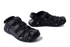 GEOX U S.STRADA C U4524C 000ME C9999 black, sandały męskie. Czarne sandały Geox, bez zapięcia. Za 287.92 zł.