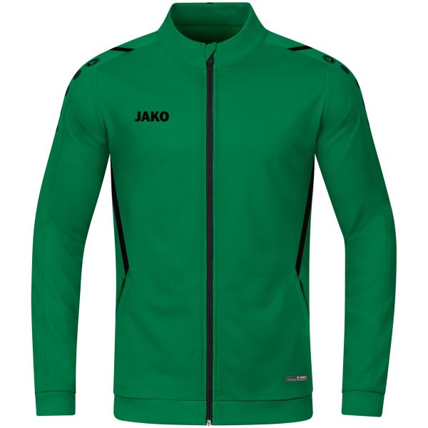 Kurtka z dresu Jako Challenge. Czarne kurtki JAKO, m, bez wzorów, z dresówki, z kapturem. Za 183.50 zł.