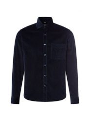 Nils Sundström Męska koszula sztruksowa Mężczyźni Regular Fit Bawełna niebieski jednolity, L. Niebieskie koszule Nils Sundström, l, bez wzorów, z bawełny, bez kołnierzyka, bez ramiączek. Za 249.95 zł.