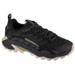 Buty trekkingowe męskie Merrell Moab Speed 2. Czarne buty turystyczne Merrell, bez wzorów, z materiału, bez zapięcia, trekkingowe. Za 626.00 zł.