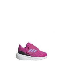 Runfalcon 3.0 Sport Running Hook-and-Loop Shoes. Białe buty do biegania Adidas, bez wzorów, z materiału, bez zapięcia, na jogę i pilates. Za 148.95 zł.