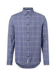 Tommy Jeans koszula w kratę Mężczyźni Regular Fit Bawełna niebieski, M. Niebieskie koszule Tommy Jeans, m, bez wzorów, z bawełny, bez kołnierzyka, bez ramiączek. Za 199.95 zł.