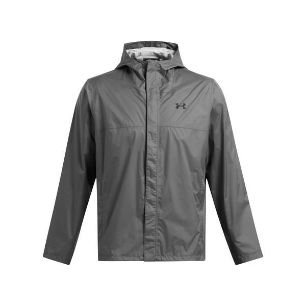 Kurtka przeciwdeszczowa Under Armour Stormproof Cloudstrike 2.0. Czarne kurtki Under Armour, xl, bez wzorów, z materiału, bez kaptura. Za 437.65 zł.