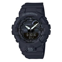 Zegarek męski Casio GBA-800-1AER, Quartz, 48mm, 20ATM. Czarne zegarki Casio. Za 560.65 zł.